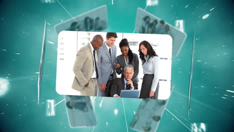 montaje de centros de negocios y de llamadas
