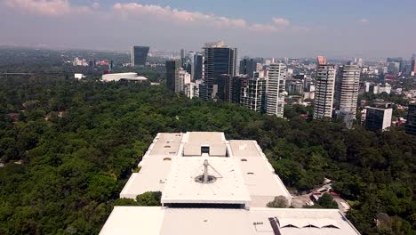 aerial view of mexico national history museum