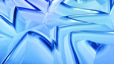 looped abstract liquid background with wavy sparkling pattern on shiny glossy surface. viscous blue fluid like surface of foil or brilliant glass. beautiful creative festive backdrop. simple bright bg