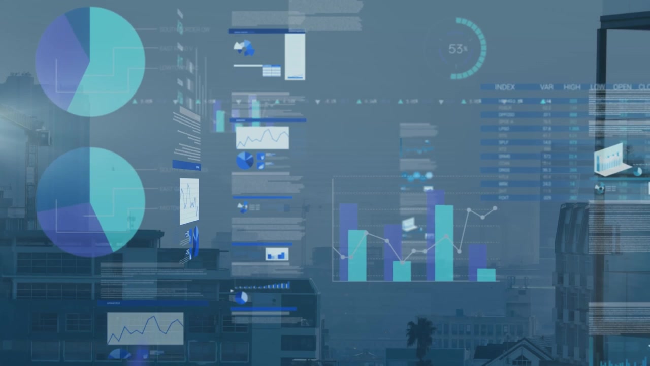 Konceptvideo om global virksomhedsfinansiering og databehandling