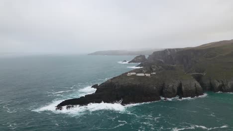 mizen head signal station cinematic 4k aerial footage