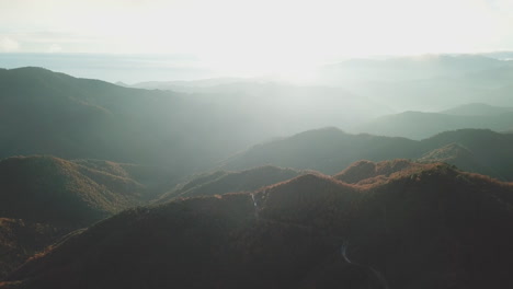 mountain aerial view