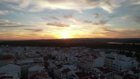 Buildings-at-Sunset-Aerial-View