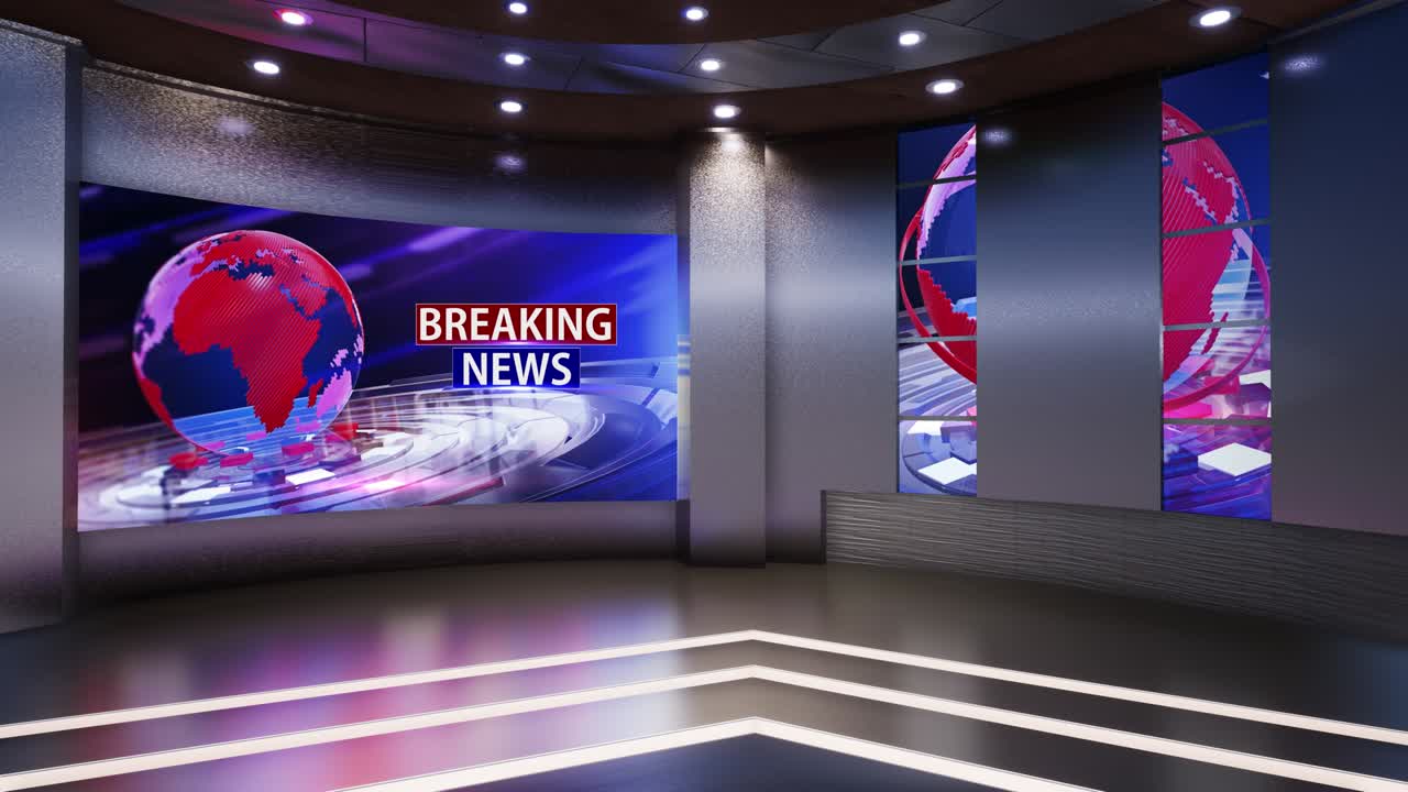 Noticias del estudio de televisión virtual 3D