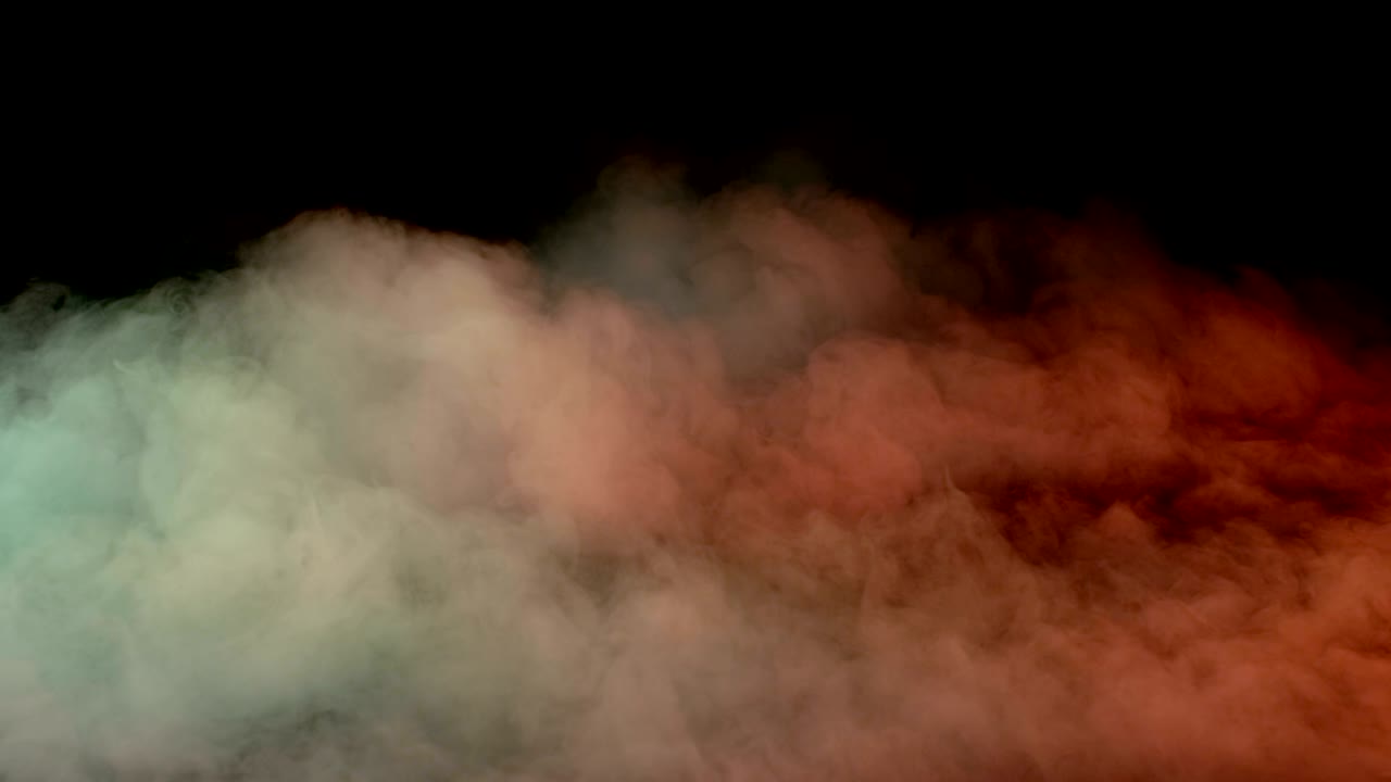 nubes de humo de hielo seco realista