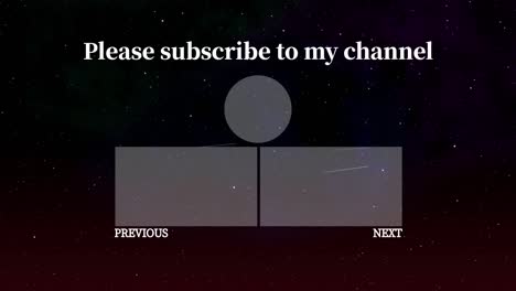 espacio galaxia tarjeta de finalización pantalla de finalización gráficos de movimiento
