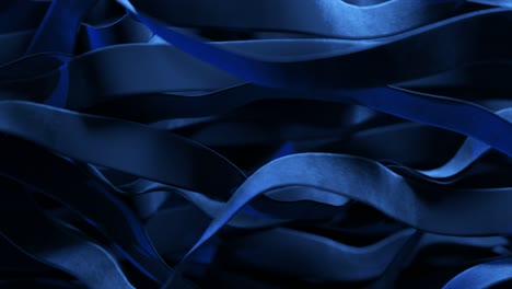 abstract blue ribbons