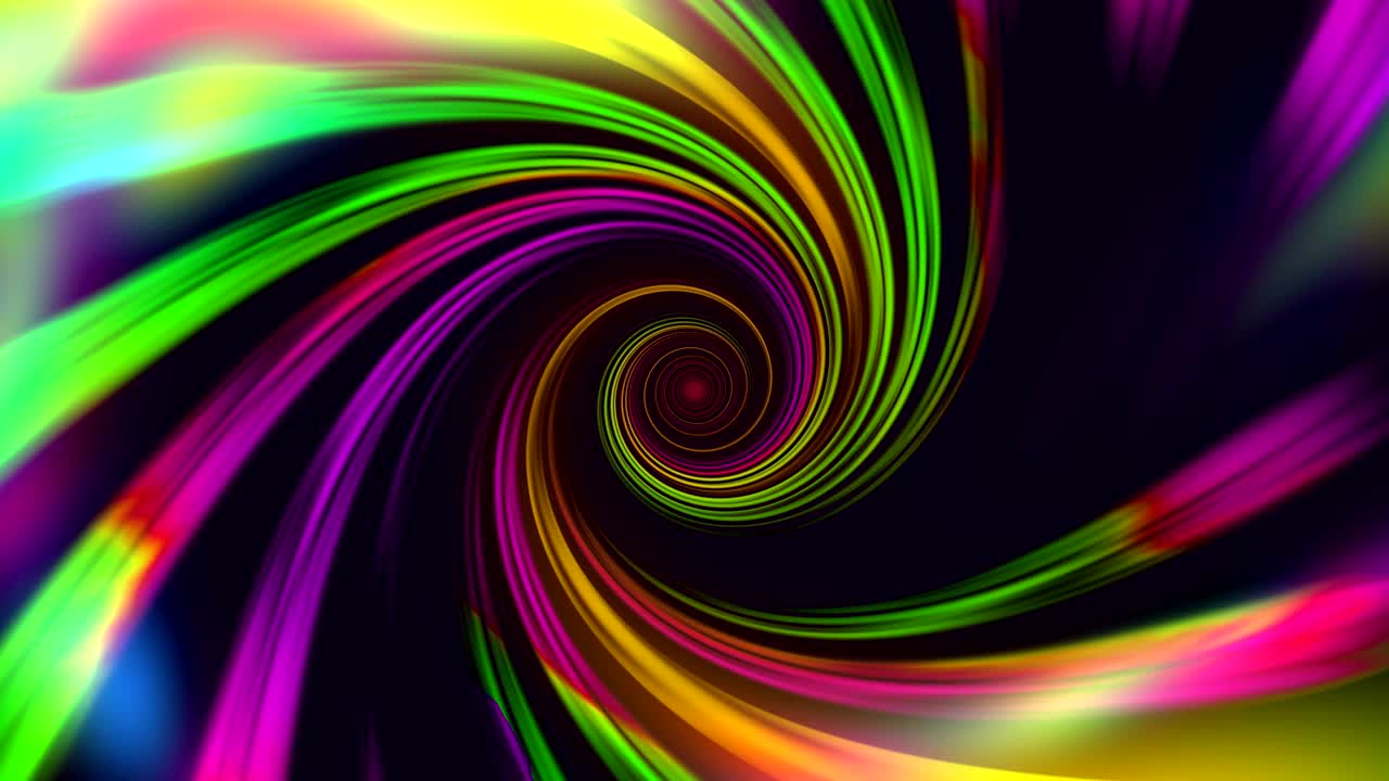 el remolino es colorido.