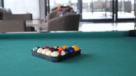 Top-view-of-billiard-balls-on-the-table