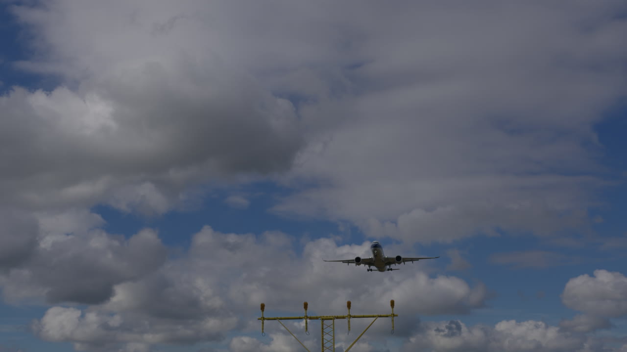 Aterrizaje del avión