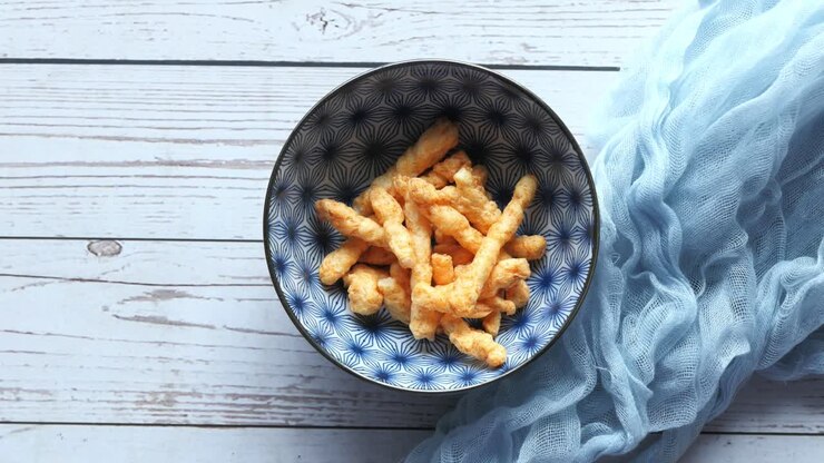 Crispy Snacks in a Bowl