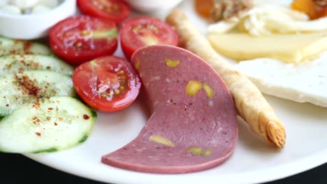 turkish breakfast plate