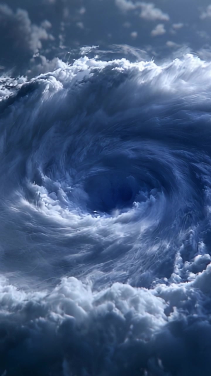 En fængslende skyhvirvel: Naturens majestætiske spiral, der vækker undren og ærefrygt i den uendelige himmel