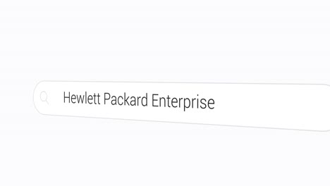buscando hewlett packard enterprise en el motor de búsqueda