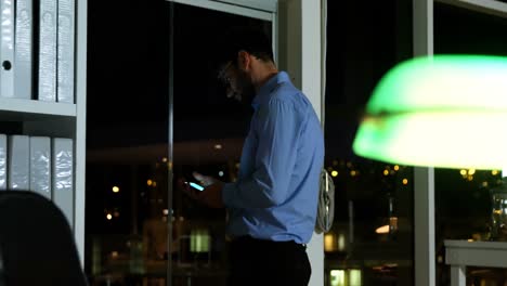 businessman using mobile phone