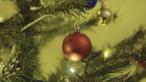 Christmas-Tree-and-Ornaments-With-Lights