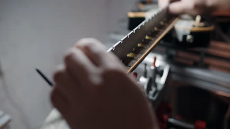 guitar fretboard repair and maintenance