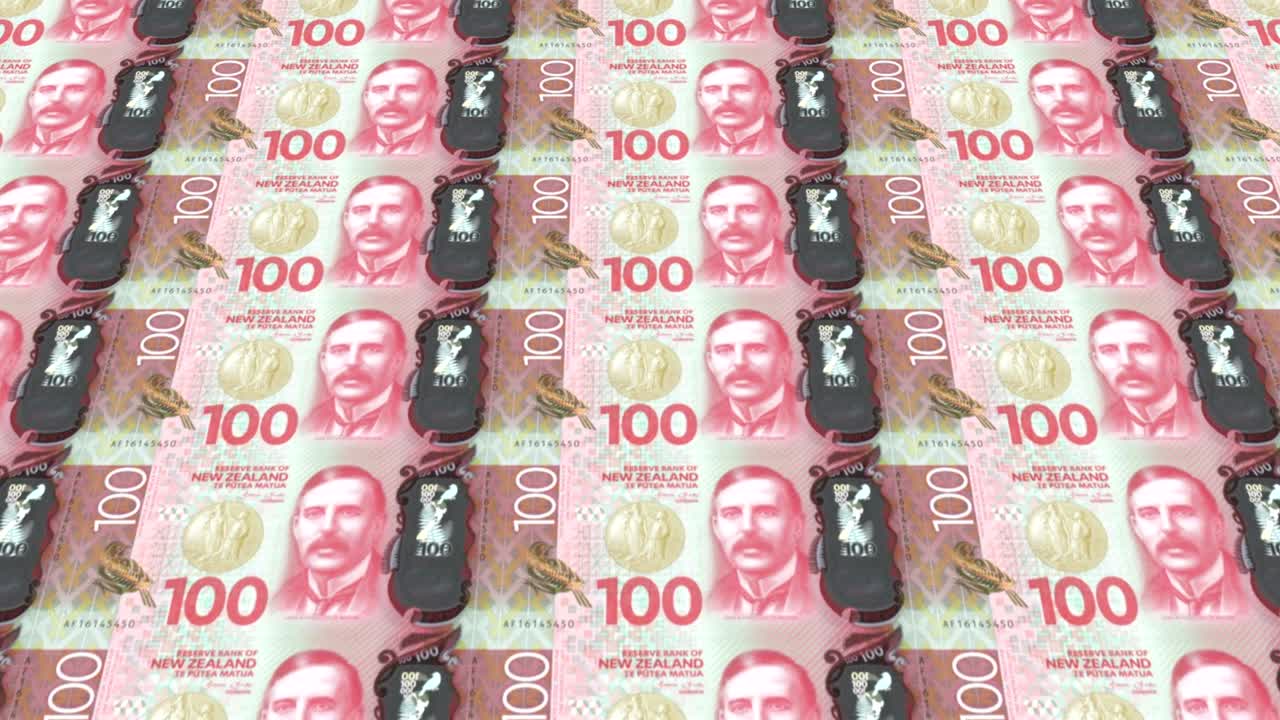뉴질랜드의 100달러 지폐, 롤링, 현금, 루프