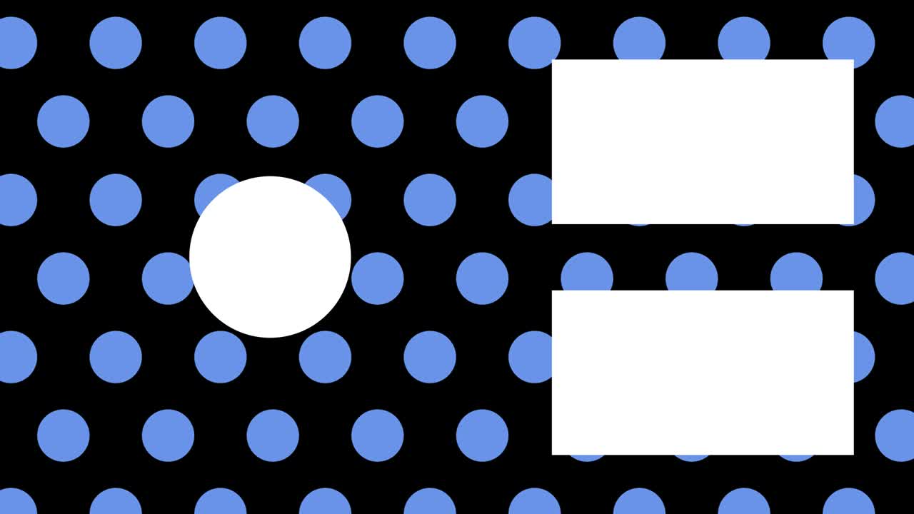 작은 점 배경 엔드 카드 엔딩 스크린 모션 그래픽