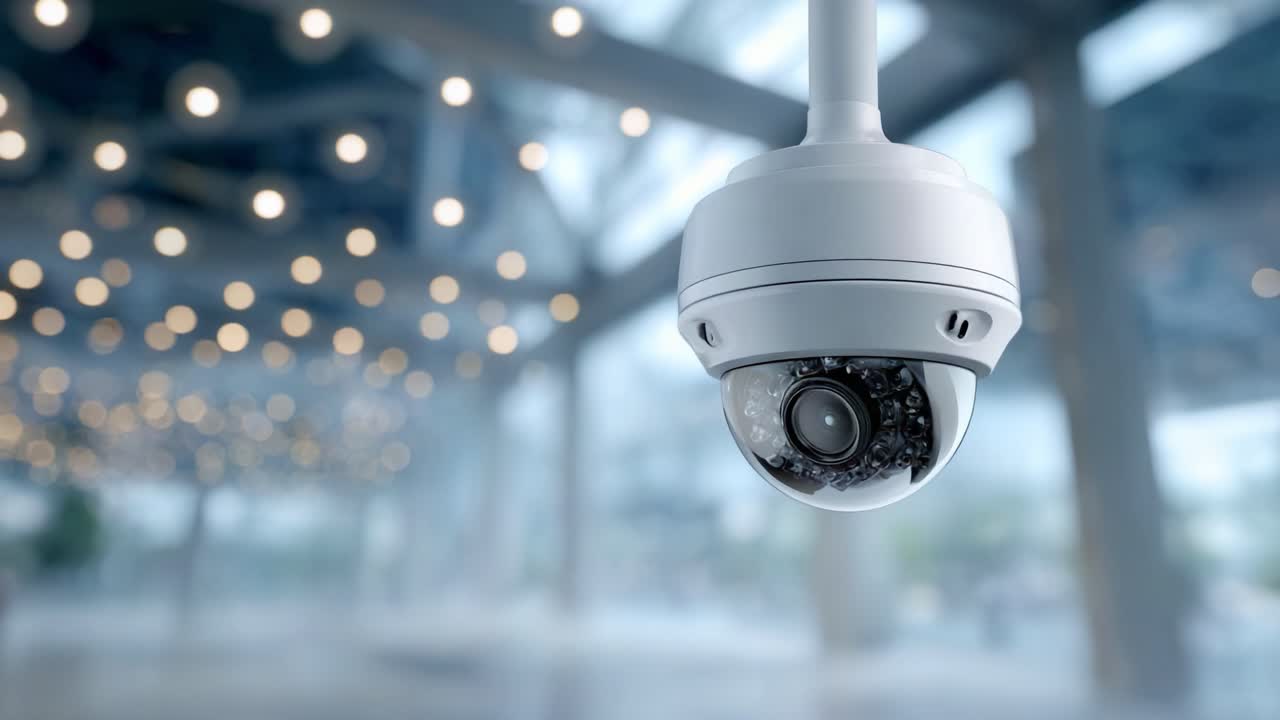High-Definition Security Camera Monitoring in Indoor Space with Blurred Background for Enhanced Surveillance and Safety Measures in Modern Environments