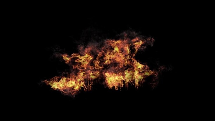 Abstract Fire and Smoke
