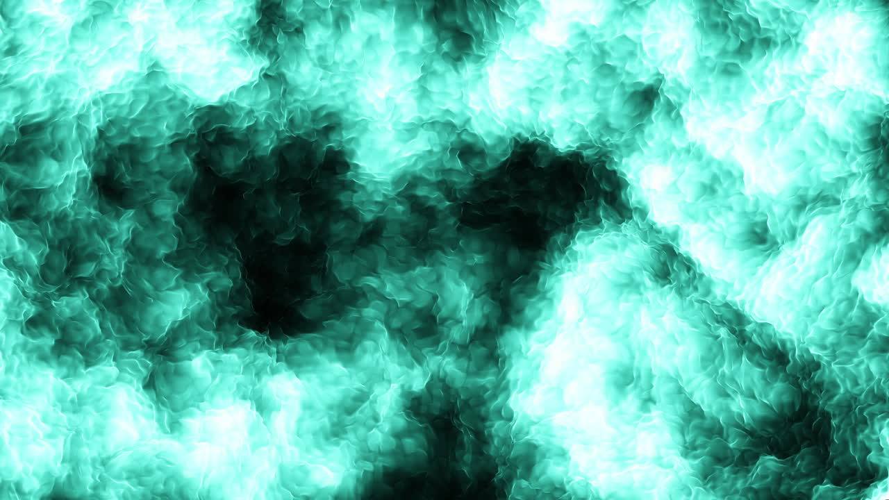 Dynamic turquoise abstract energy texture with organic fluid motion and glowing highlights, ideal as a futuristic sci fi background for titles, overlays, presentations and digital visuals