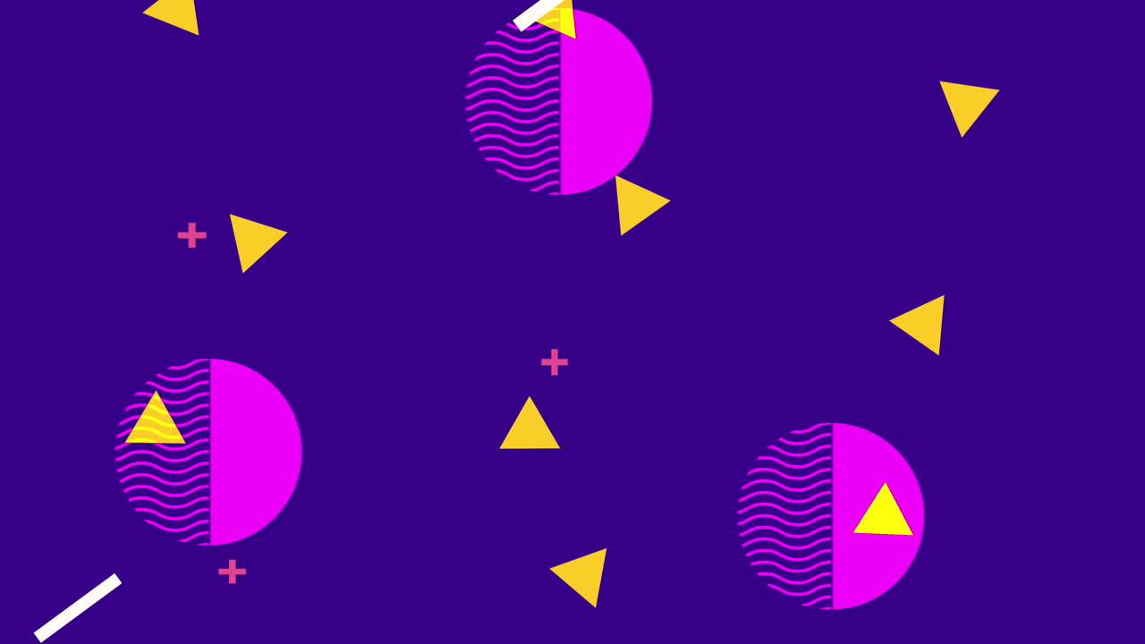 colores y figuras geométricas animación