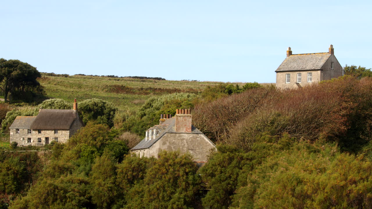 Looking at coastal Properties at the top of Bessy's Cove, The Enys, cornwall