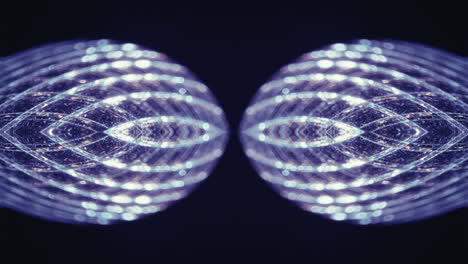 Abstract Glowing Symmetrical Design