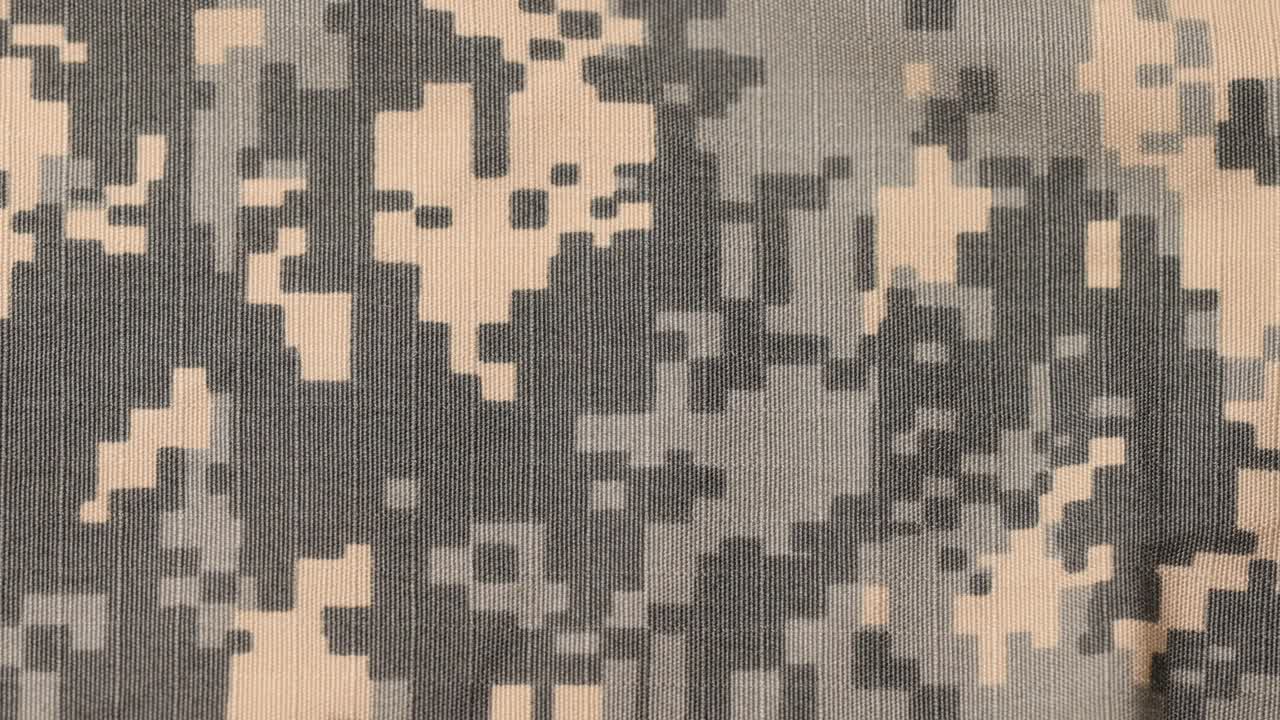 US army digital camouflage fabric texture background.