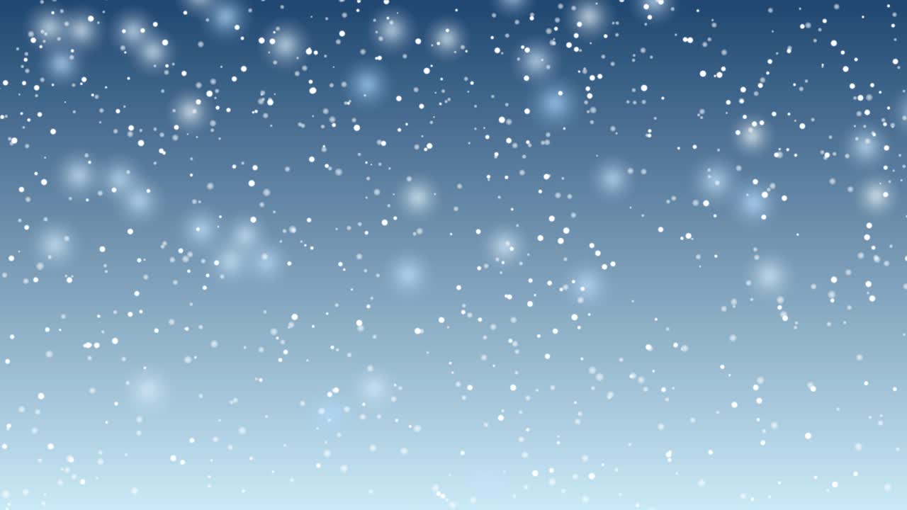 partículas que caem em circuito, fundo de flocos de neve sem costura