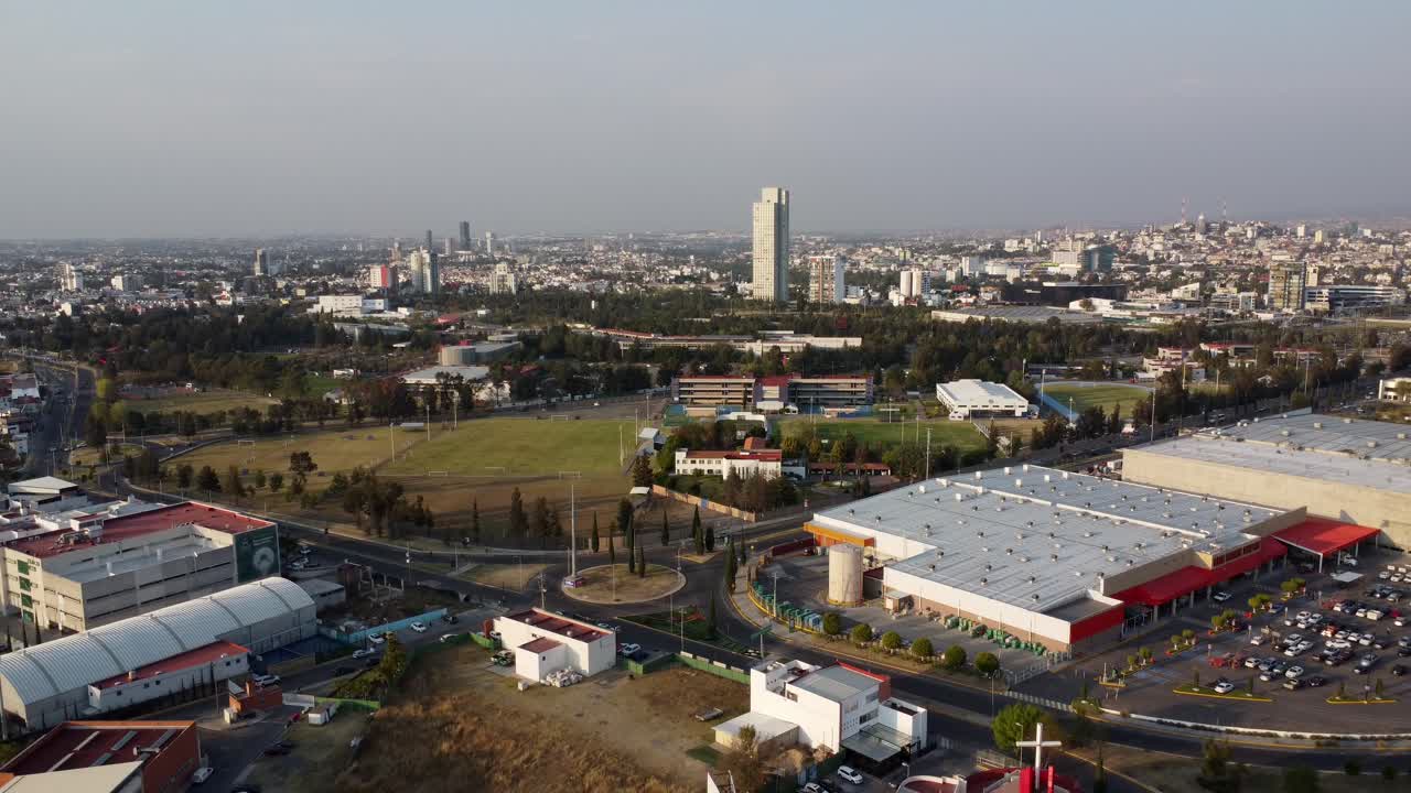 vista aérea del área de angelópolis