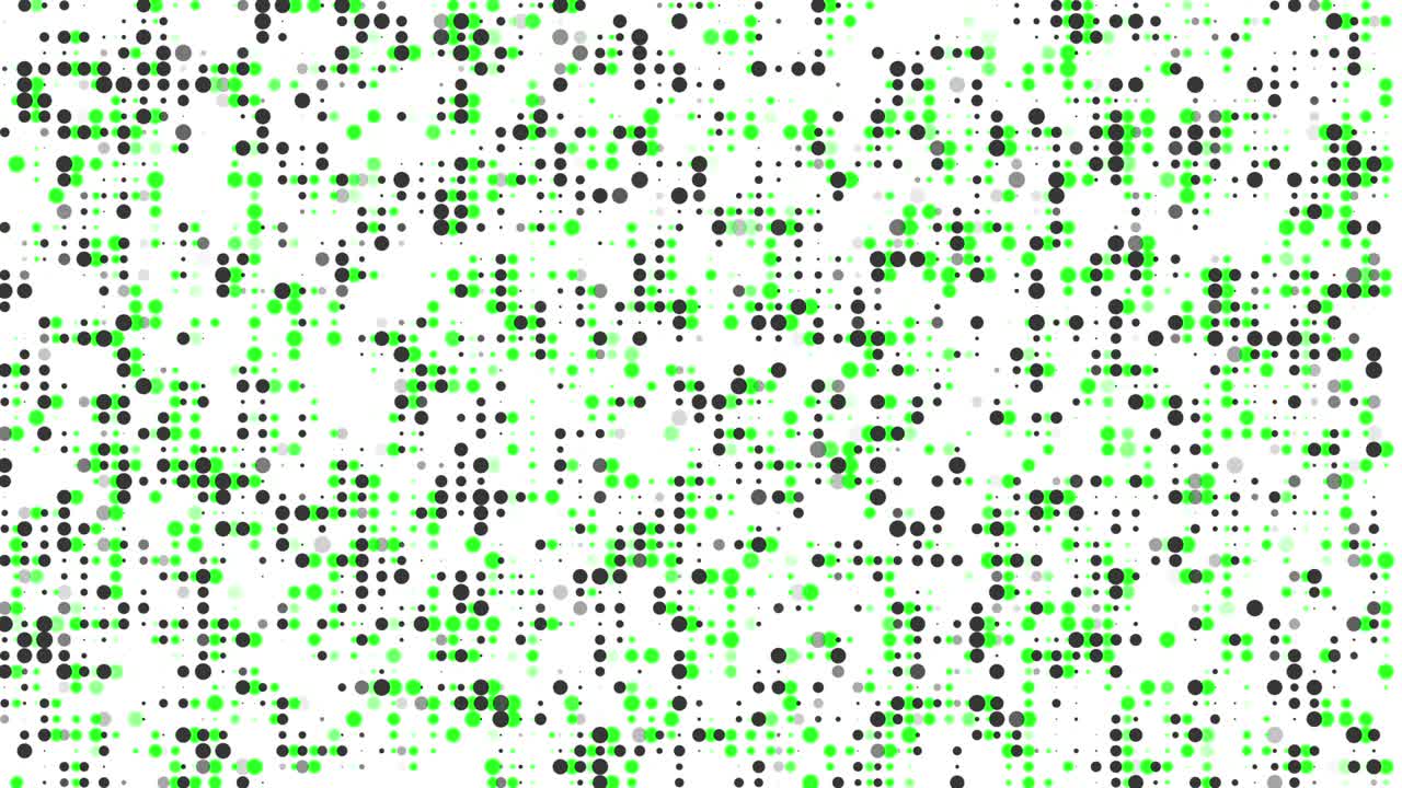 4k Green Dot On White Background Animation Background Seamless loop.