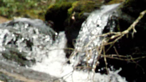 180 frames per second slow motion shot of small waterfall