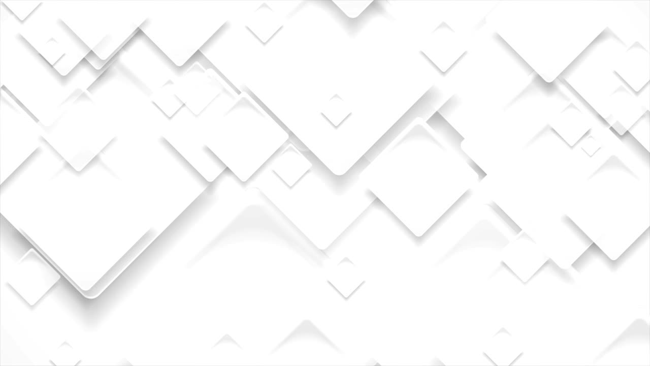 abstracto tecnología gris claro fondo de movimiento con cuadrados de papel