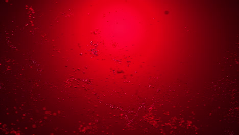 fondo abstracto rojo con partículas