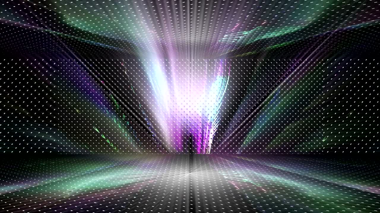 animación de fondo de luces coloridas