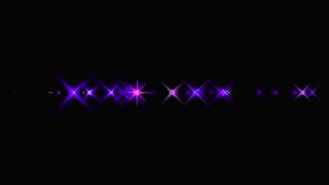 animación de partículas de estrellas brillantes gráficos de movimiento