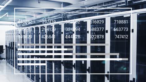A digital data processing center consisting of a network of computer servers