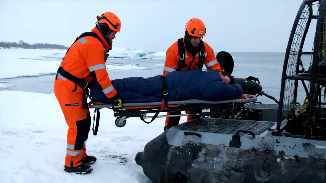 Rescue Operation on Ice