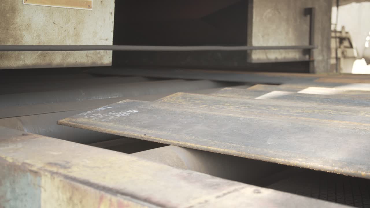 interior del astillero. planta móvil