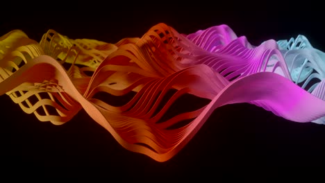4K Abstract Depiction of a Digital Network.