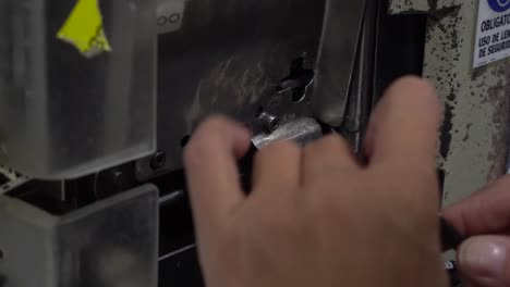 cable manufacturing in factory