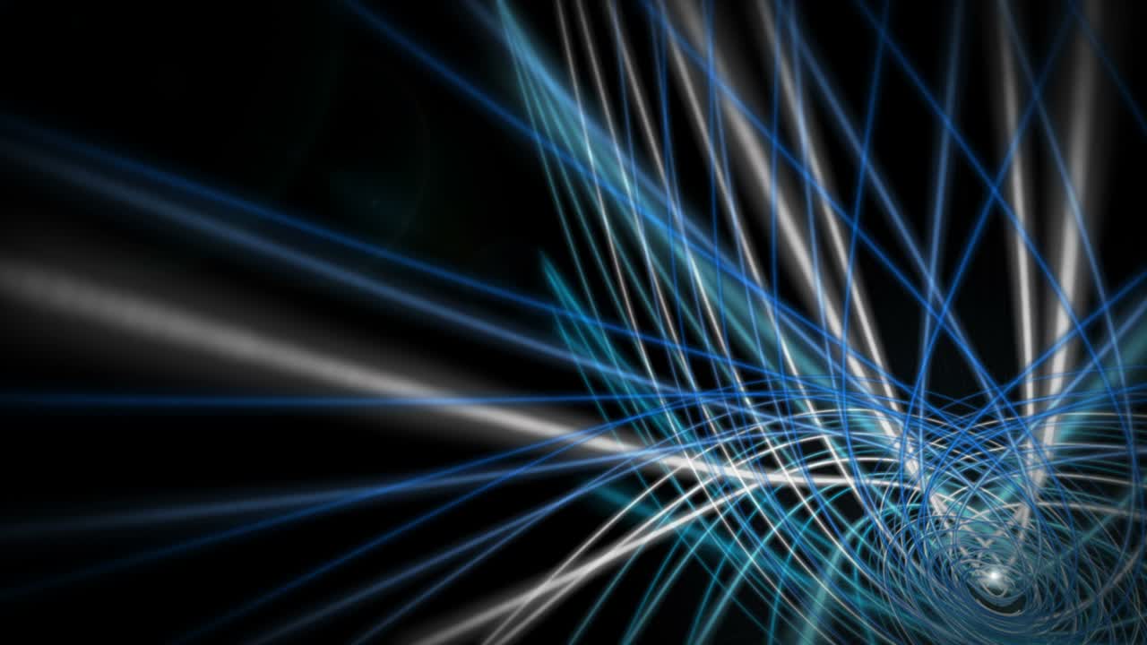 animación futurista con objeto de rayas en cámara lenta y luz parpadeante, 4096x2304 bucle 4k