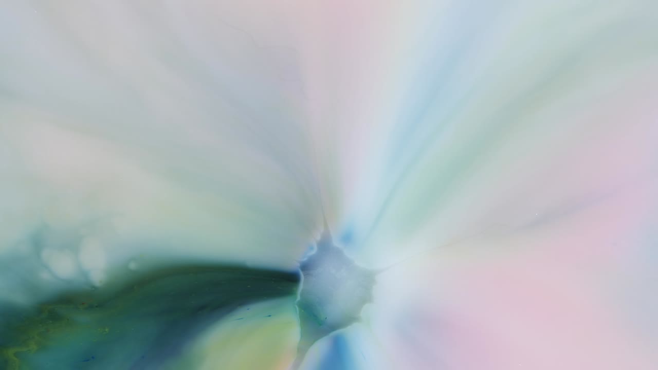 색 배경에 다채로운 줄무, 색, 분홍색, 파란색, 녹색 페인트 얼룩.