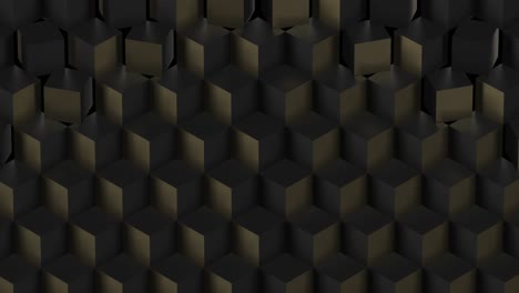 fondo tecnológico abstracto negro con cubos