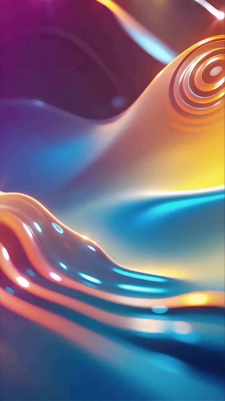Abstraktní barevné gradientní pohyblivé pozadí 4K