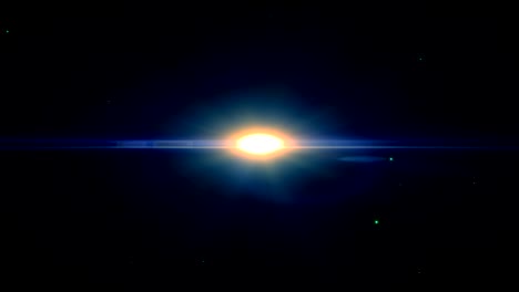 4k intro azul pulsante estrella partícula de movimiento sin costuras de fondo