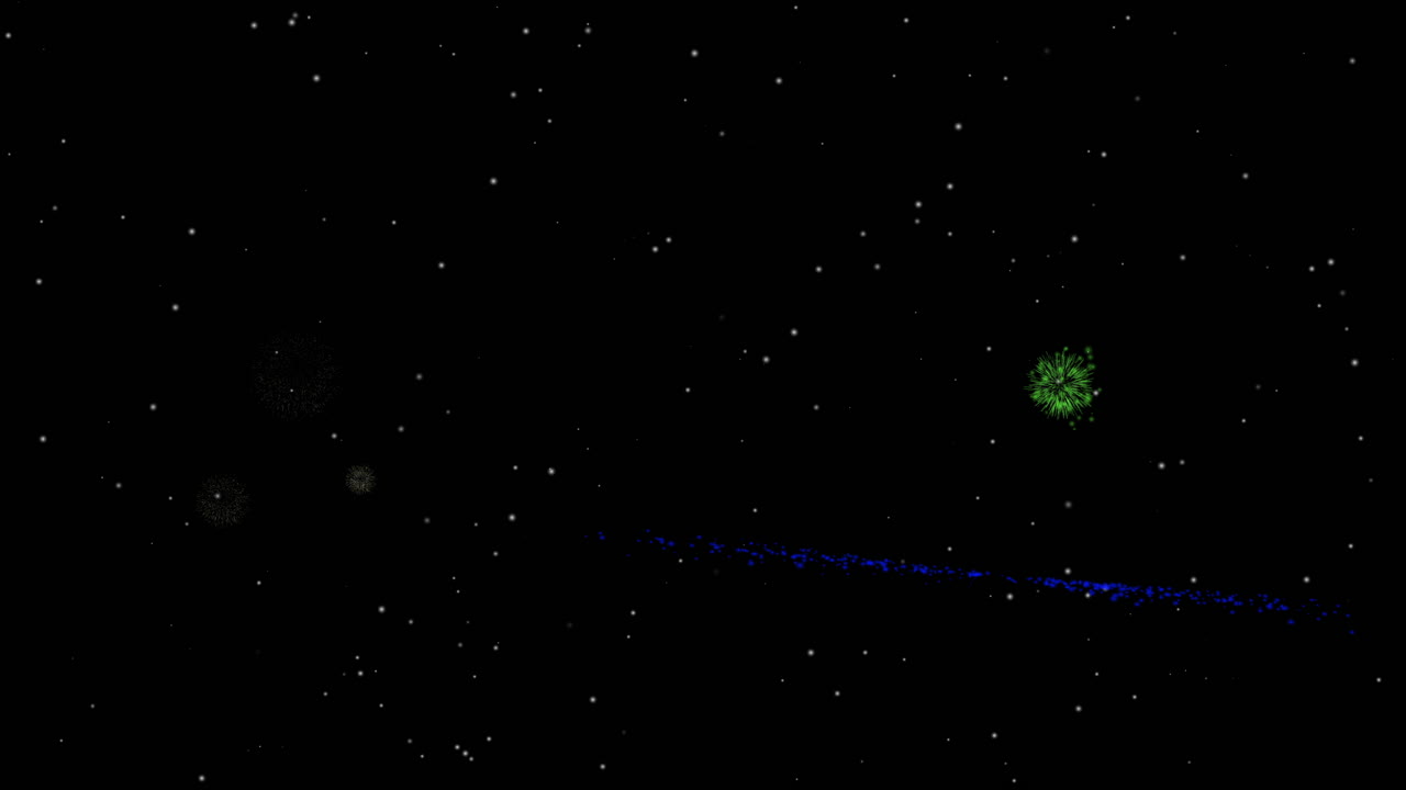 불꽃놀이 디스플레이 배경 오버레이, 7월 4일, 새해 전날 별빛 배경에 다채로운 적당한 양으로