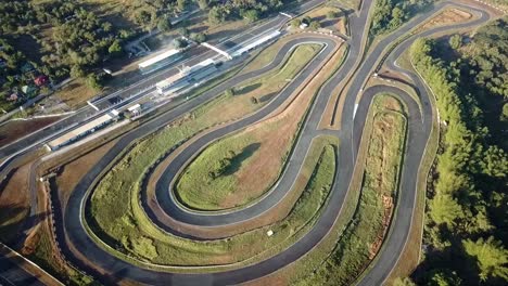 aerial view of the batangas racing circuit